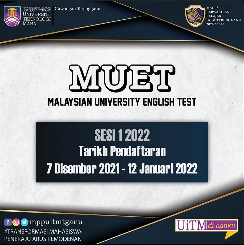 MALAYSIAN UNIVERSITY ENGLISH TEST MUET MYC Malaysian Youth Community