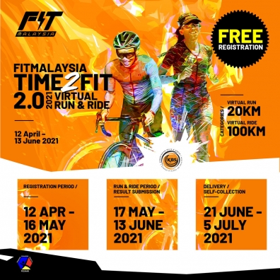 Join FitMalaysia Time2Fit 2.0 and kick-start your healthy lifestyle this 2021.