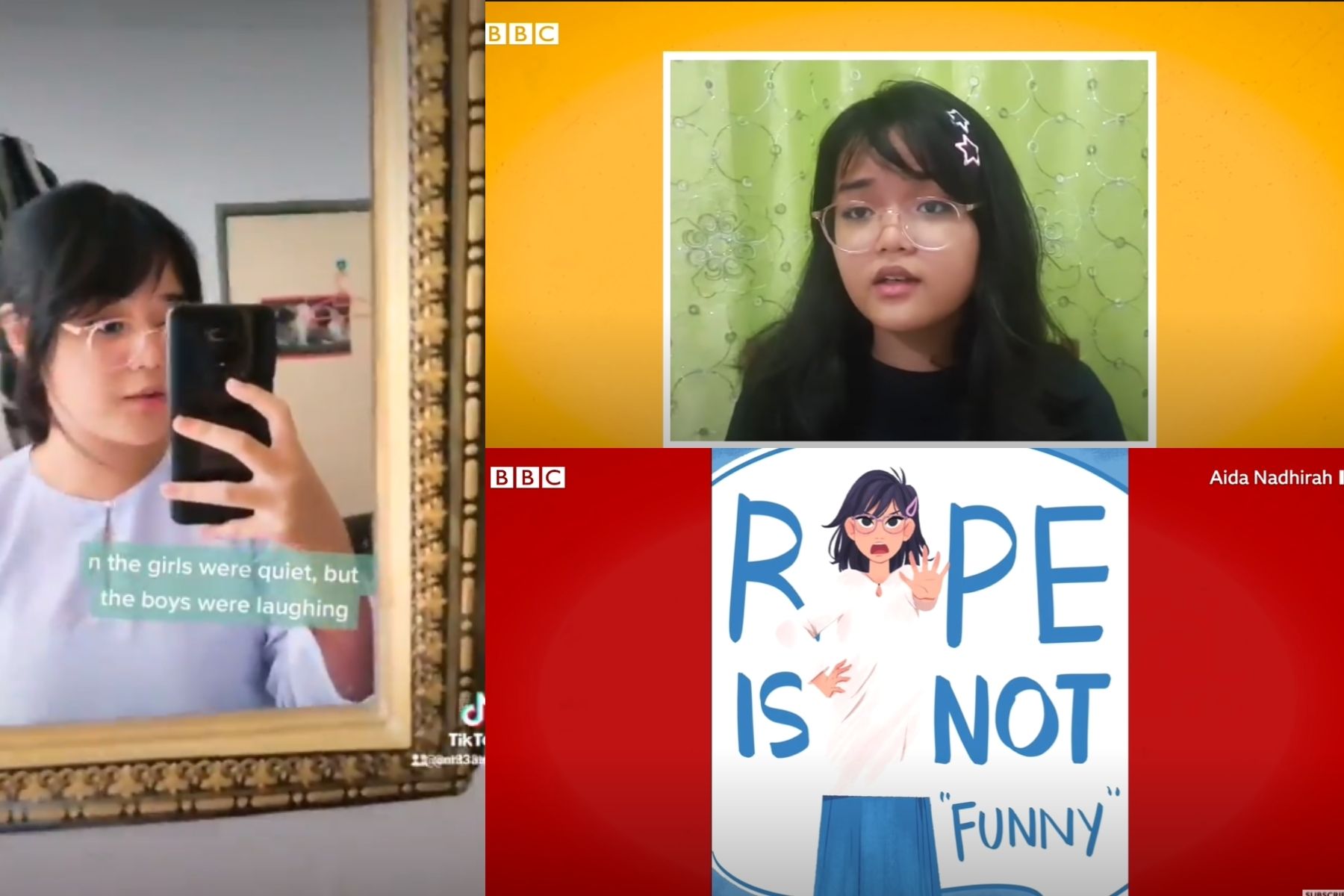 Ain Husniza’s journey in stopping rape culture in Malaysian schools has been catalogued in a 3-minute video by BBC News.