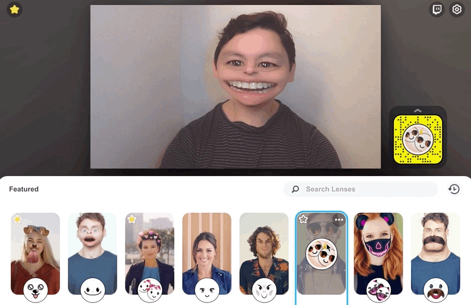 Bored of the same old webcam view on zoom? Try using Snap Camera to add some filters to your own image.