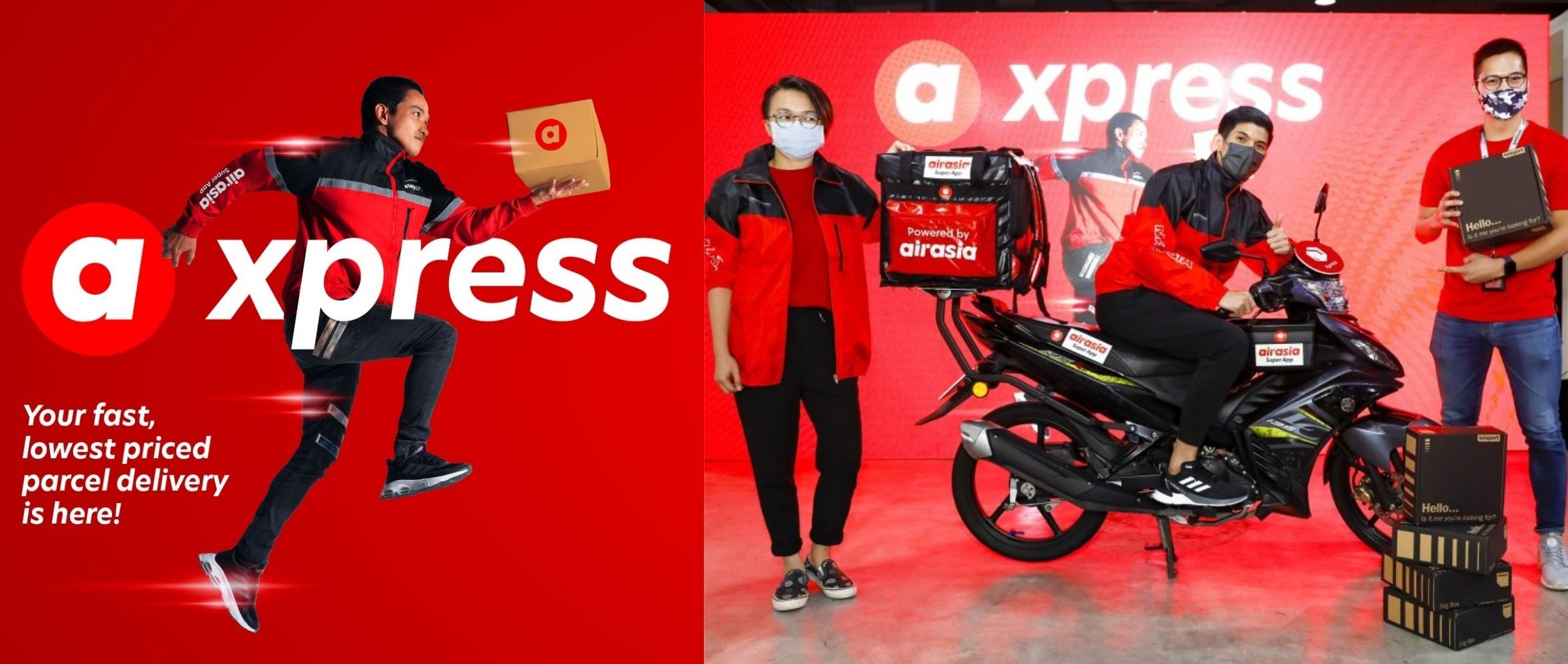 AirAsia aims to provide the “lowest parcel delivery fares” for all. 