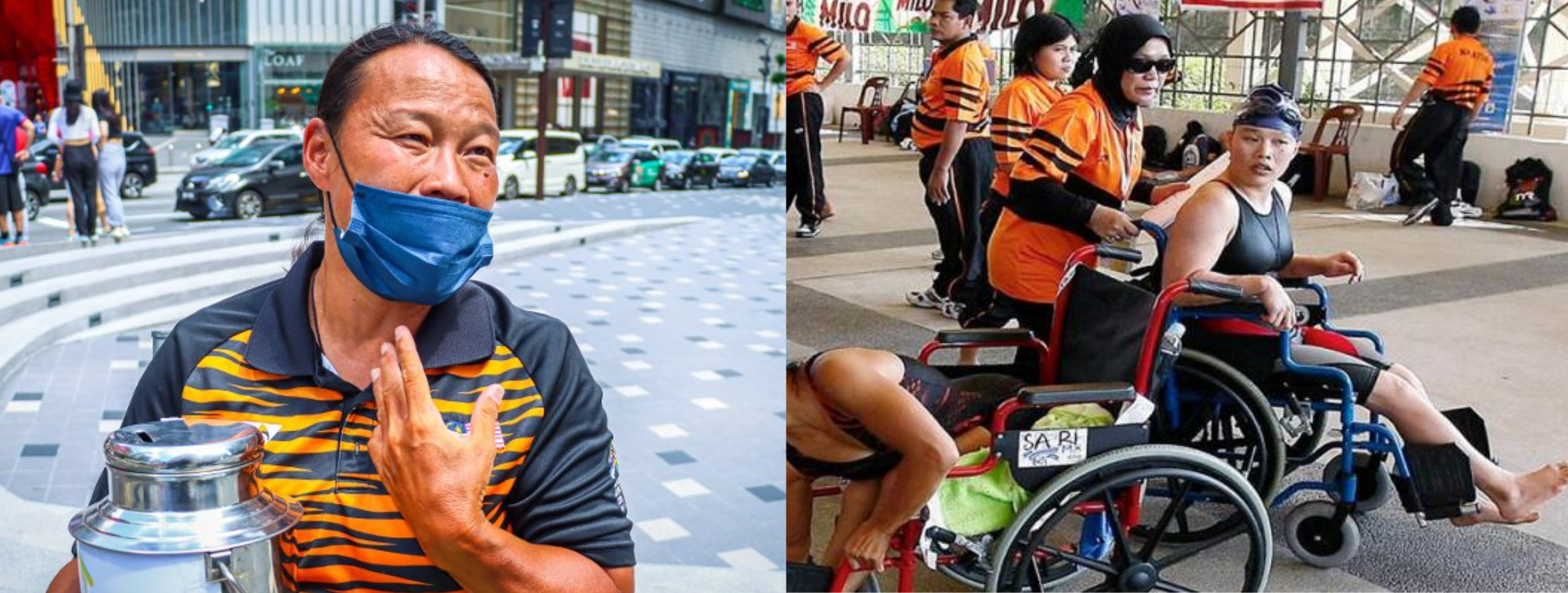 Former Paralympic Athletes Ends Up Selling Tissues On The Streets Of Bukit Bintang