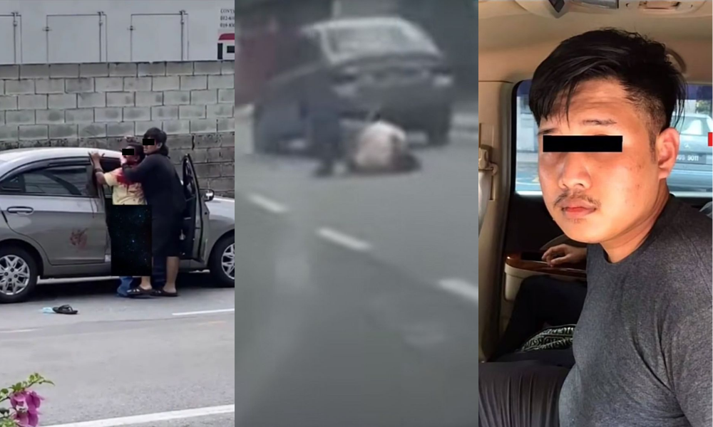 The armed carjacker who stabbed an e-hailing driver has been arrested by the police after the video went viral.