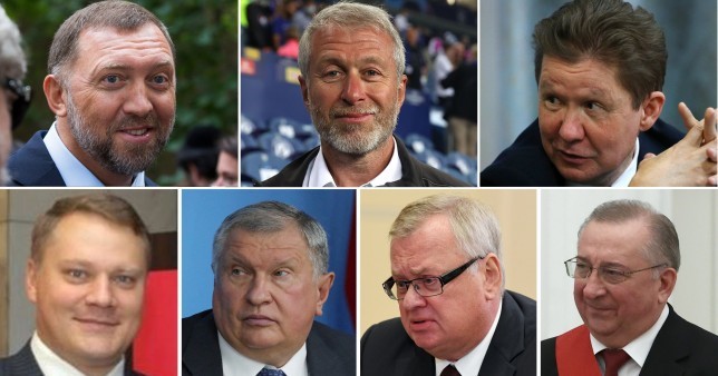Abramovich is among seven billionaires who have their assets been sanctioned over their alleged 'close links to Putin'.