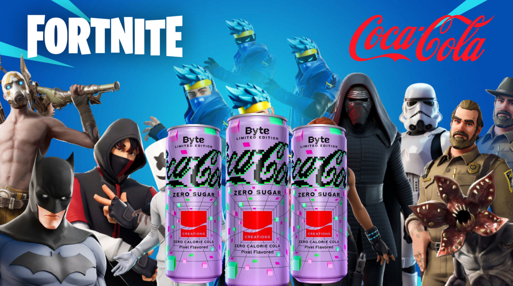 Coca-Cola says that the drink taste like Pixels👾 