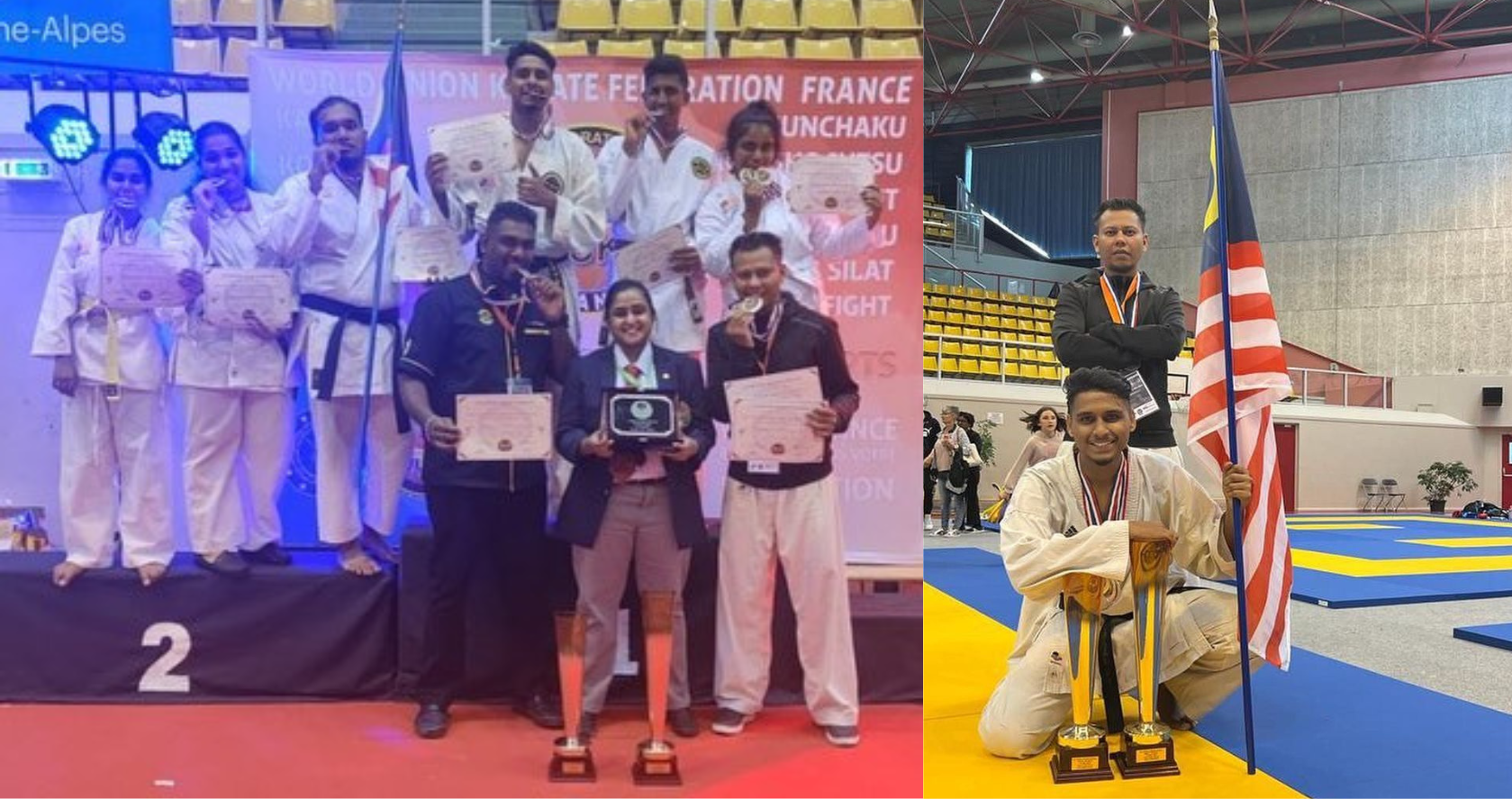 The were rejected by our own local airlines for sponsorship but later achieved a major win during the tournament. 