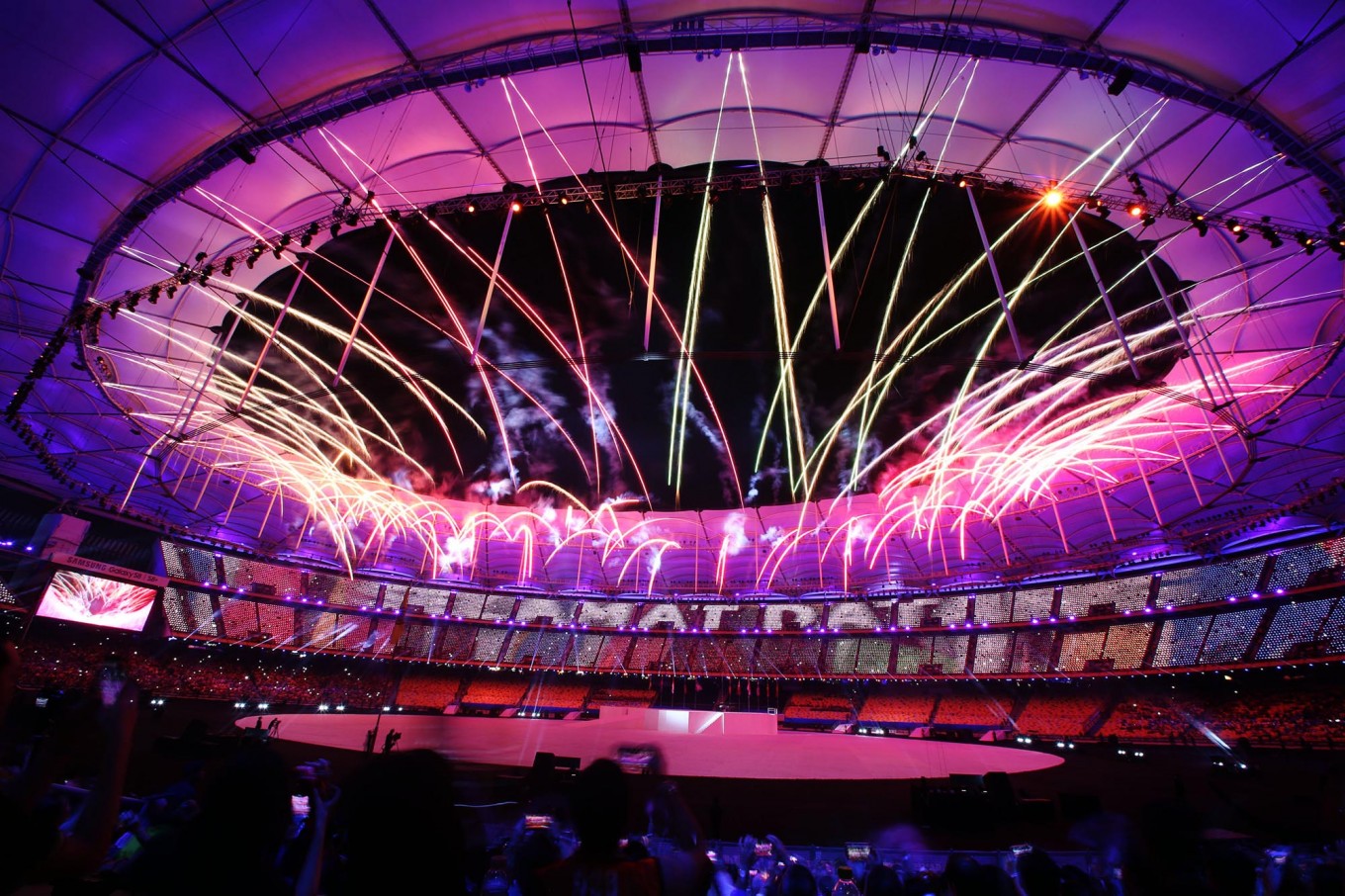 Scenes of the stadium during Kuala Lumpur 2017.