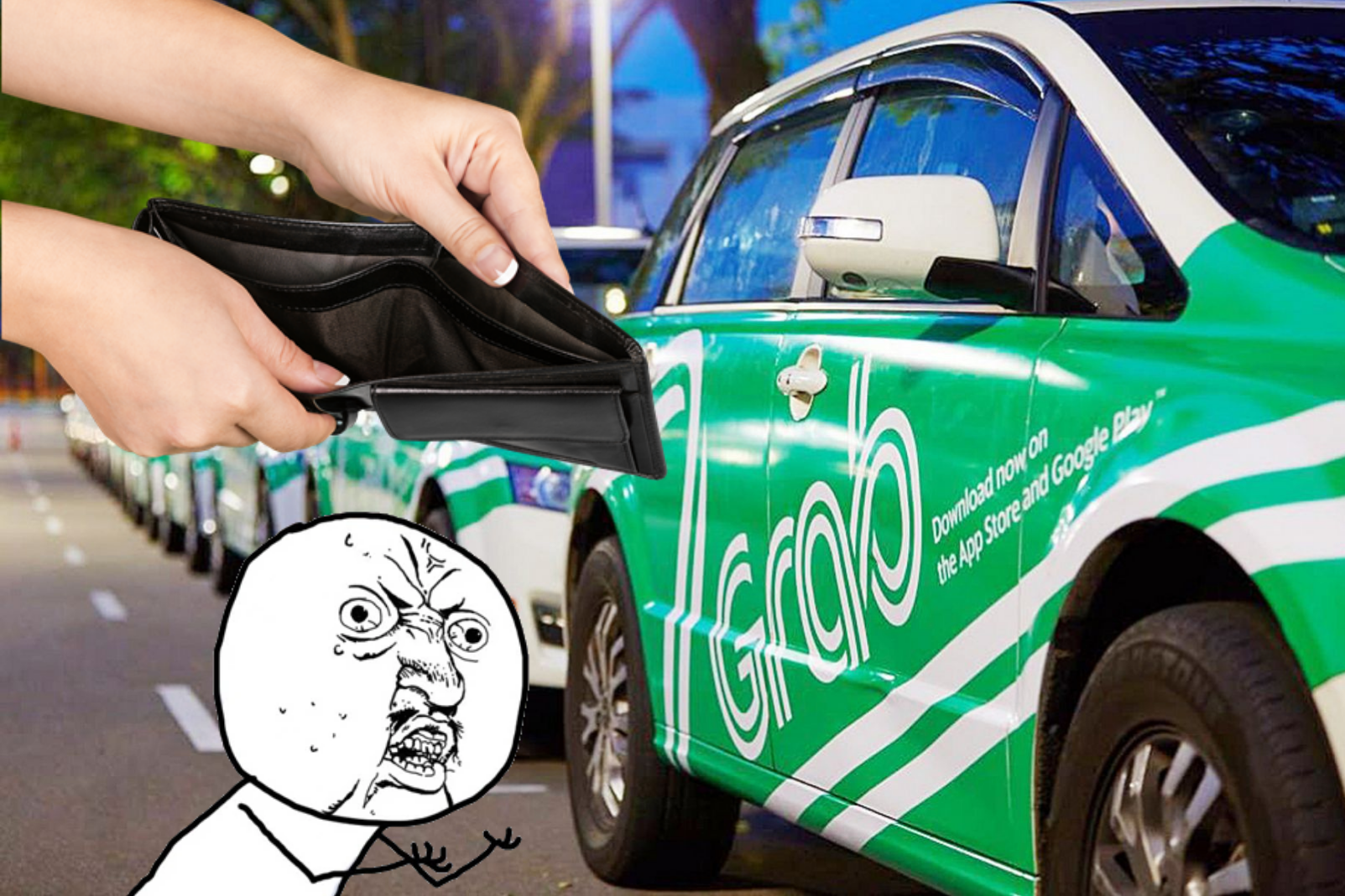 Despite having many other e-Hailing platforms out there, its still easier to get a ride via Grab. 