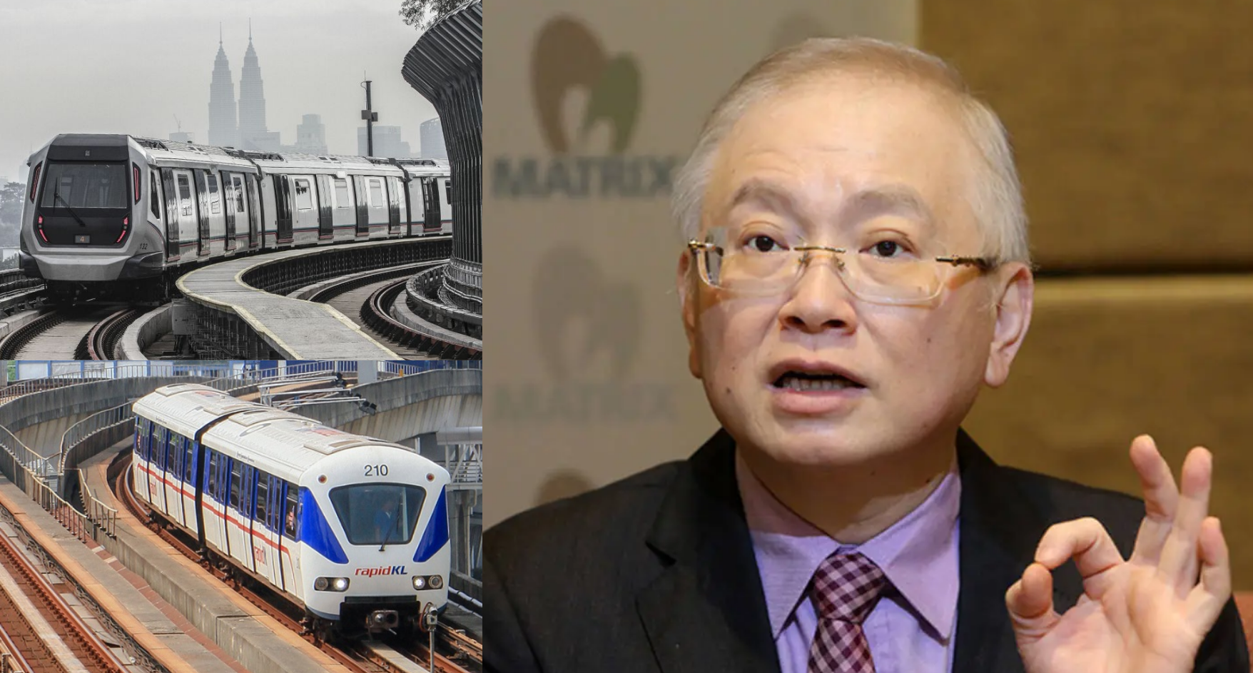 The train lines will be undergoing a 6-month maintenance period which will cost RM800 Million. 